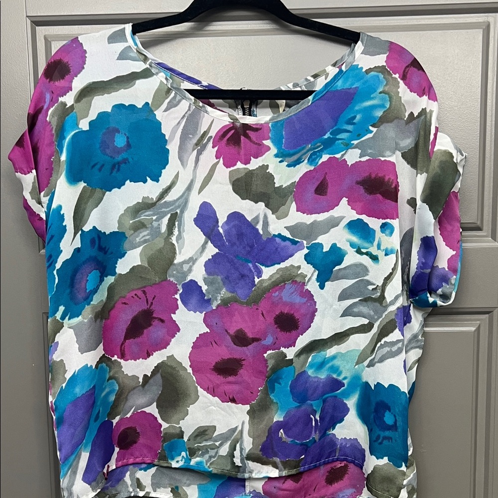 Floral Print Women's Top